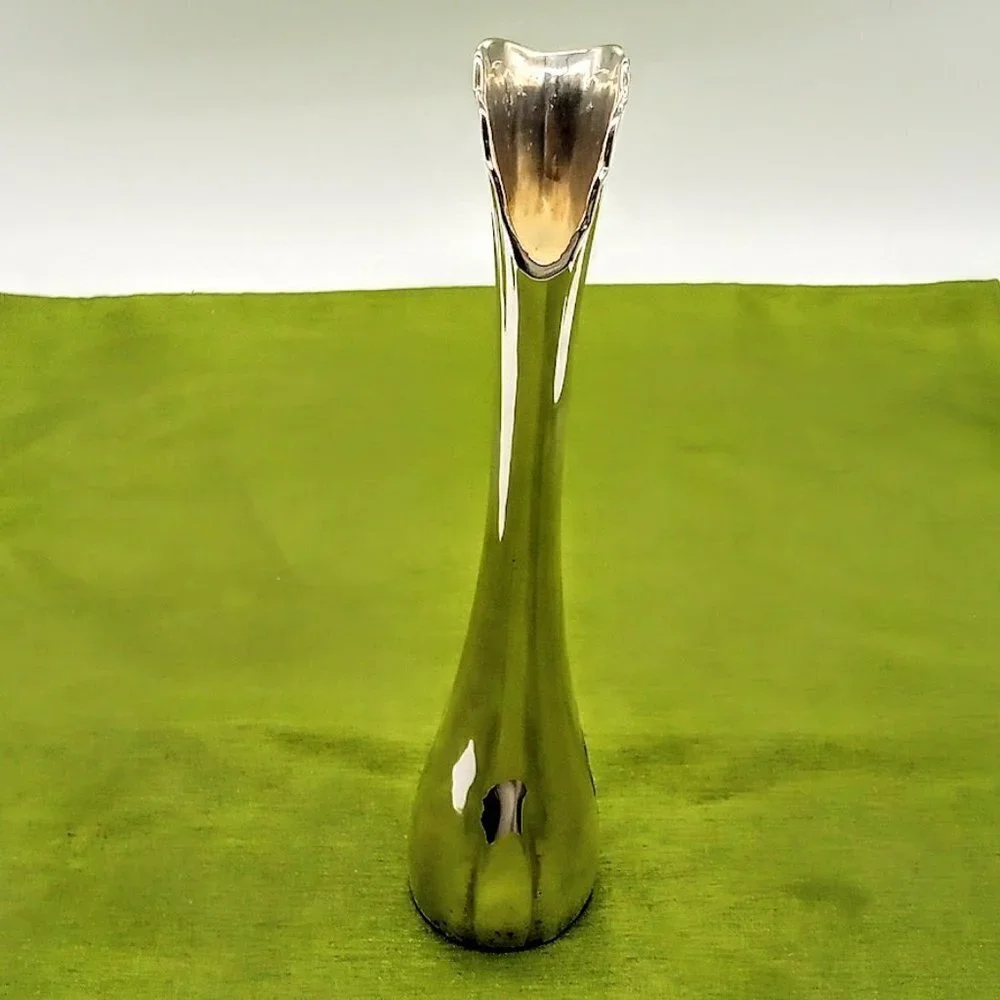 Vintage Silver Swan Bud Vase - Picture 4 of 7